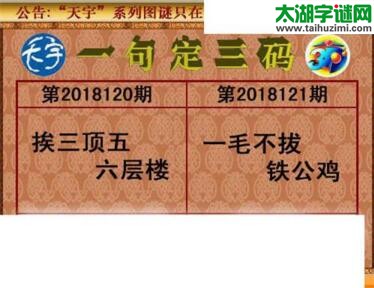 3d121期：天宇一句定三码+胆码图