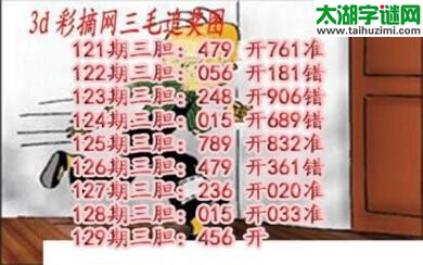 3d129期:三毛追奖图+三毛藏机图