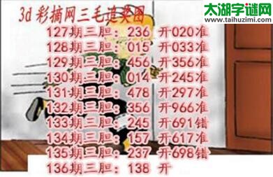 3d136期:三毛追奖图+三毛藏机图