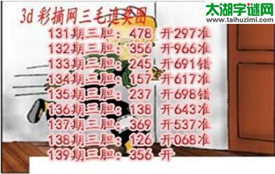 3d139期:三毛追奖图+三毛藏机图
