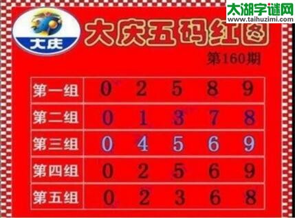 3d160期：大庆黑胆王全图+一语真言