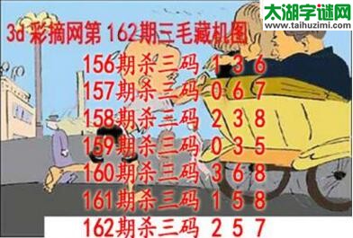 福彩3D第2018162期藏机图
