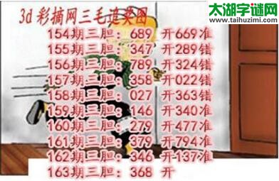 3d163期:三毛追奖图+三毛藏机图