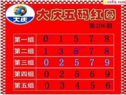 大庆黑胆王图18206期