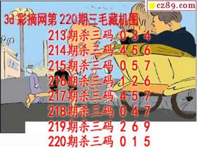 福彩3D第2018220期藏机图