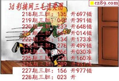 3d228期:三毛追奖图+三毛藏机图