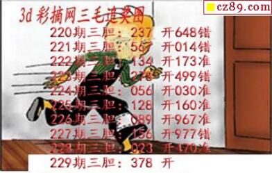 3d229期:三毛追奖图+三毛藏机图