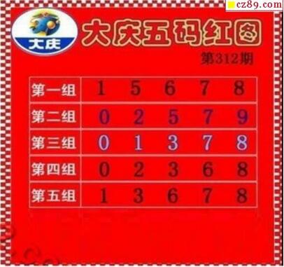 3d312期：大庆黑胆王全图+一语真言
