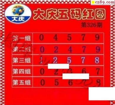 3d326期：大庆黑胆王全图+一语真言