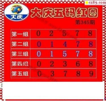 3d345期：大庆黑胆王全图+一语真言